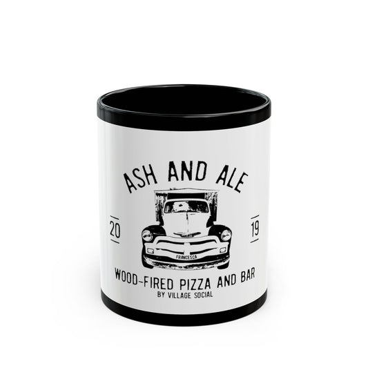 Ash & Ale Black Mug - Classic Logo