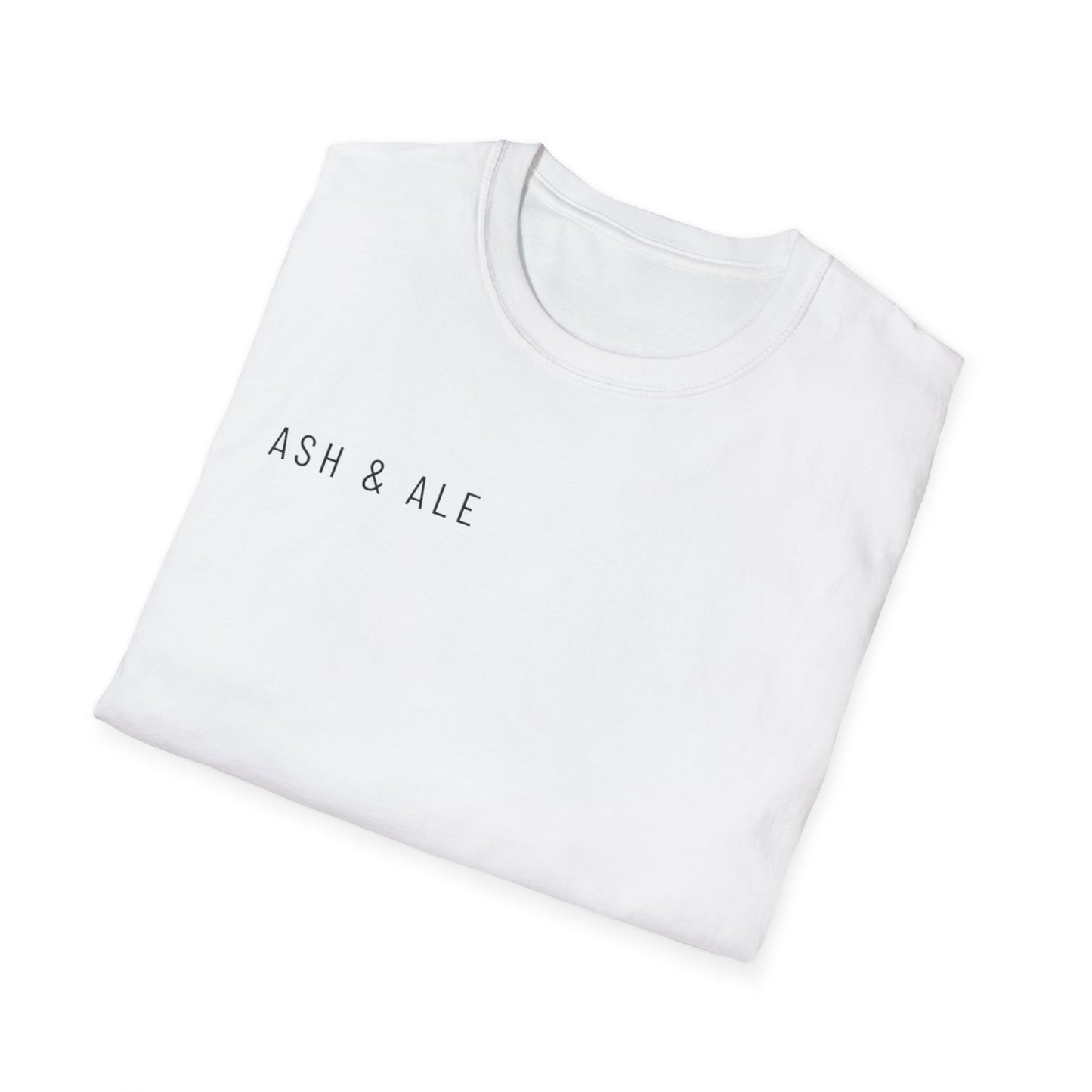Ash & Ale Unisex Softstyle T-Shirt | Casual Cotton Tee for Social Gatherings & Events